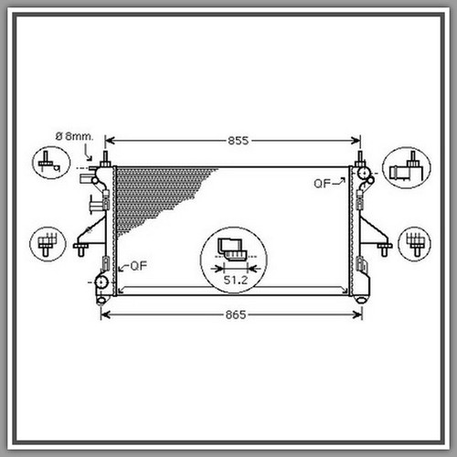 Radiateur citroen - radiateur,