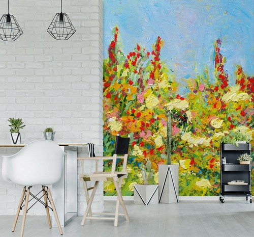 Aquarelle jardin nam876 - aquarelle, 3d