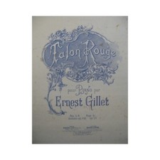 GILLET Ernest Talon Rouge piano