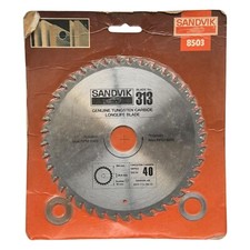 Sandvik 8503 184mm X 28.6mm 40T TCT Scie Circulaire Lame pour Bois, Planche, PVC