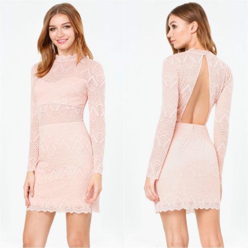 Bebe pale blush raquel - bebe, lace