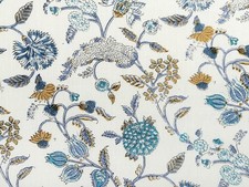 Tissu imprimé à la main