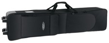 Housse Etui Sac à Roulettes Piano Numerique Synthetiseur 133cm Rembourrage Noir