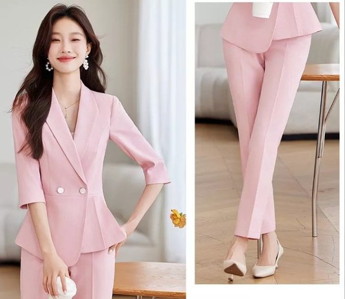 Tailleur femme rose poudré - femme,