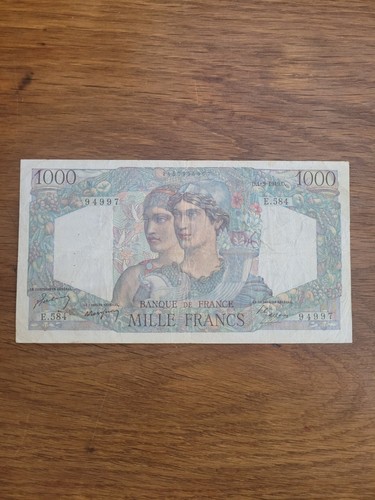 France billet ancien 1000 - france,