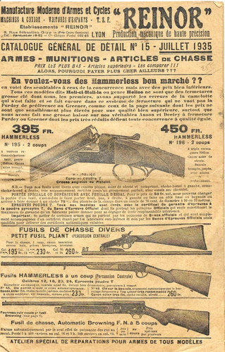 Catalogue reinor armes - catalogue,