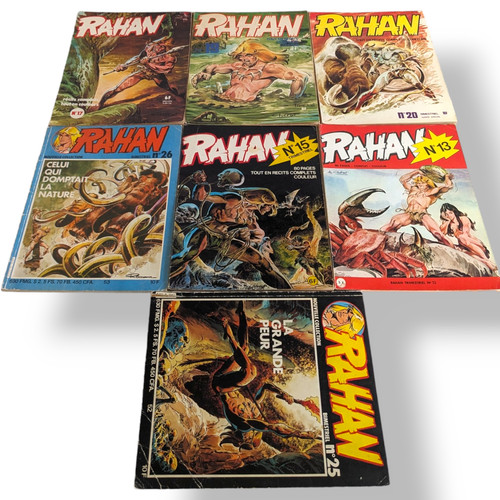 Rahan éditions vaillant lot - rahan,