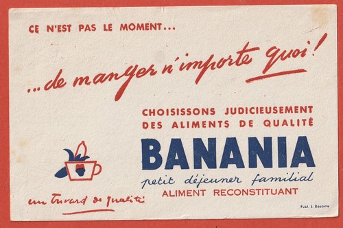 Buvard banania petit - -,