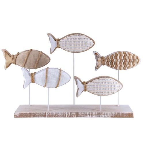 Wooden fish figurines with - fish,
