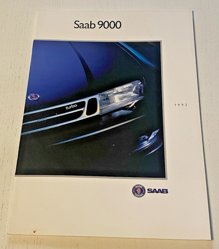 Brochure vente saab 9000 - brochure,