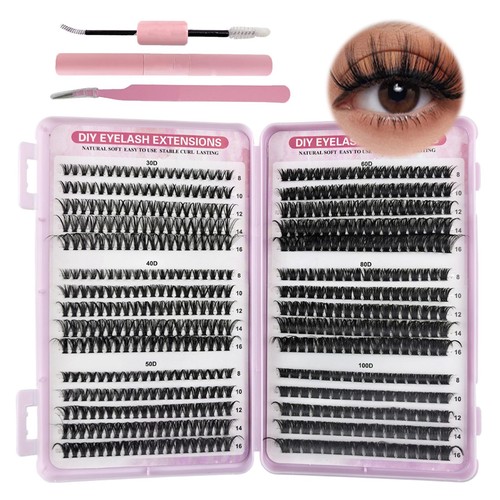 Vegcoo 570 pièces faux cils - 570,