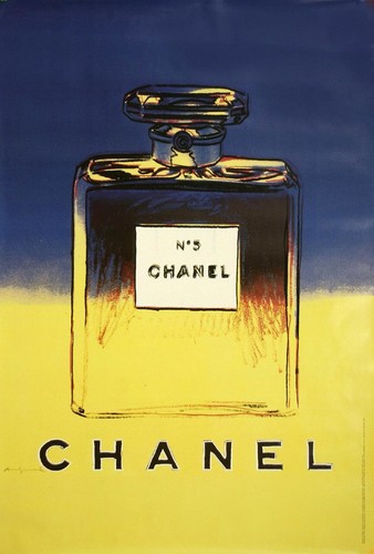 Affiche vintage parfum chanel - affiche,