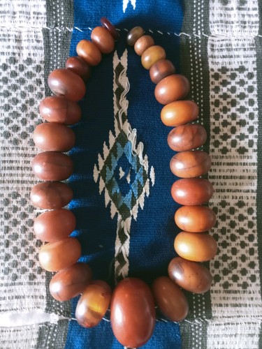 Ancien collier ambre - ancien,