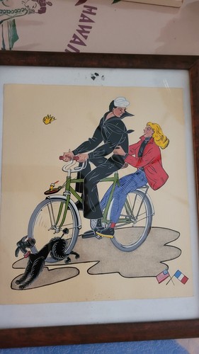 Rare original dessin - dessin, litho