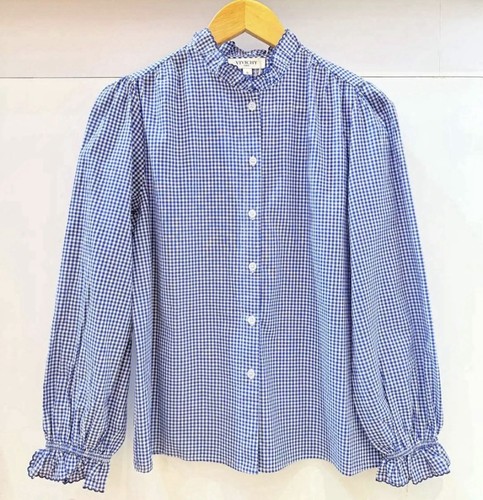 Chemisier femme 5xl vichy bleu - femme,
