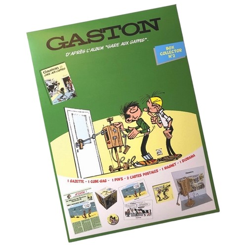 Toubédé gaston lagaffe box - lagaffe,