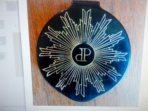 Rare ancien poudrier - ancien, en