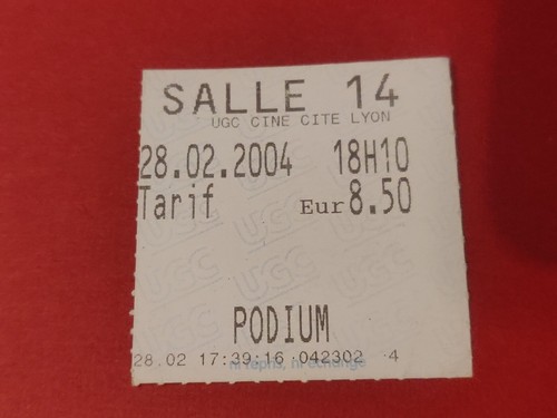 Place cinéma podium 2004 - 2004,