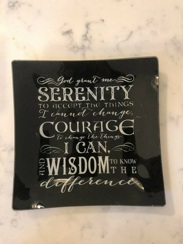 Serenity prayer glass jewelry - prayer,