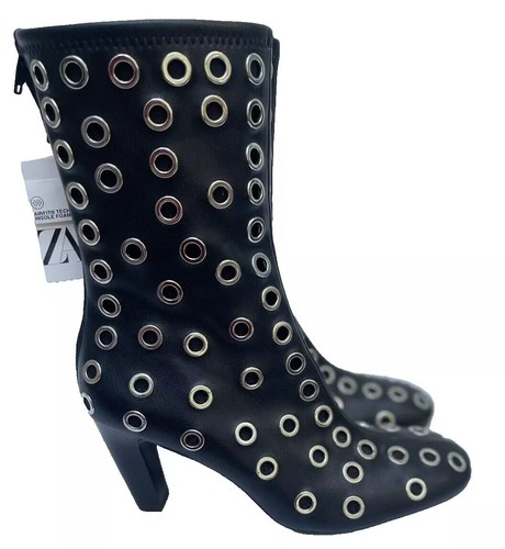 Bottes noires cheville zara - bottes,