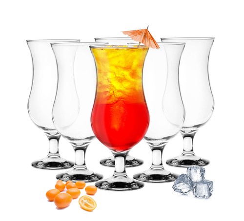 Pièces verres cocktail - 6, à