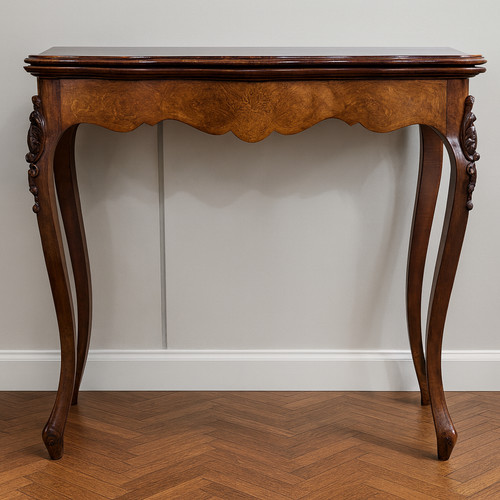 Table jeux style louis - a,