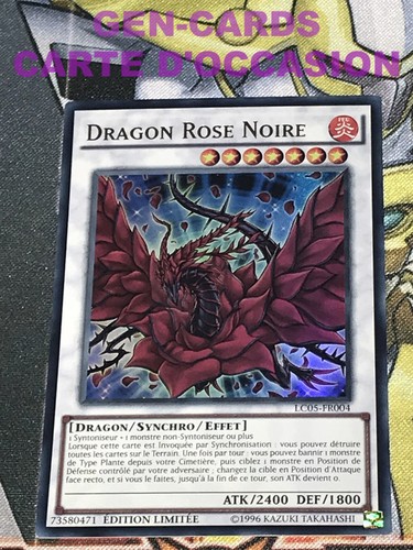 Carte dragon rose - oh,