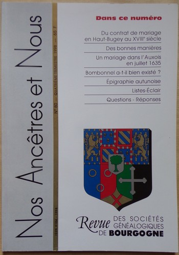 Nos ancêtres et nous - §,