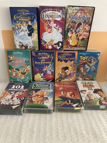 Disney lot 17 cassettes - lot,