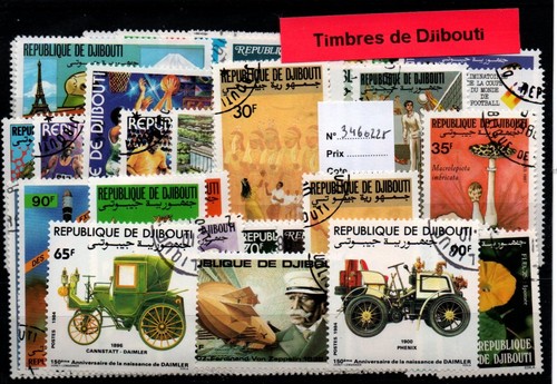 Lot timbres djibouti - de,