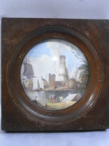 Ancienne miniature marine - ancienne,