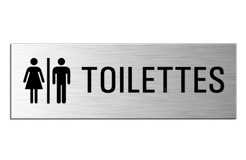 Plaque panneau toilettes - panneau,