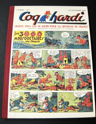 Coq hardi fac similé - coq, reliure