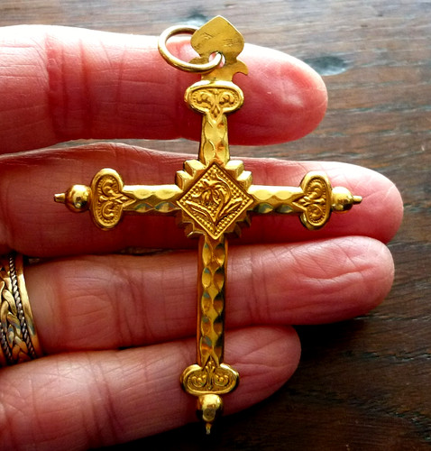 Croix jeannette ancienne - ,