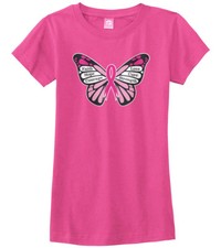 Butterfly Breast Cancer Girls