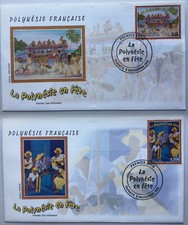 Polynésie française, FDC, Dallay n° 692-693.