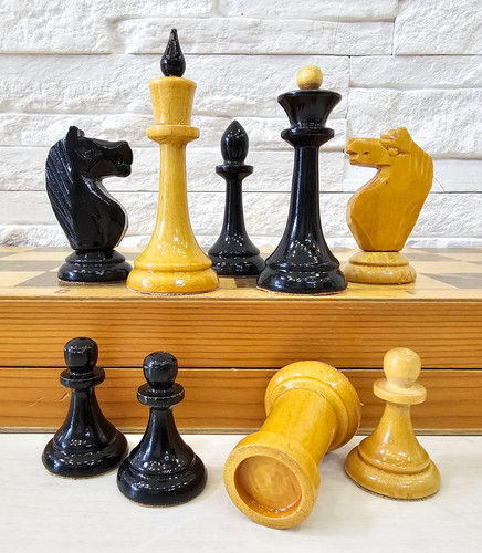 Jeu échecs vintage - jeu,