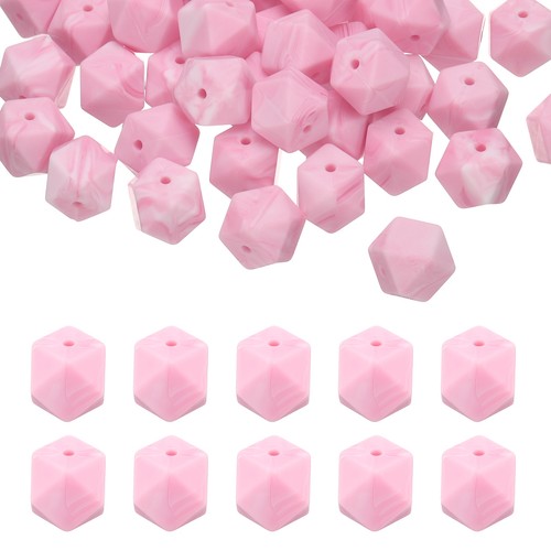 Perles hexagonales silicone - perles,