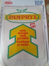 Ancien Autocollant Pampryl