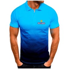 Polo Ricard apéro manche courte t shir imprimé couleur  taille au choix S au 5Xl