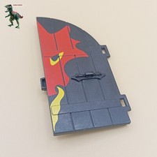 Playmobil porte porte dragon rouge verrou entrée château médiéval 3269