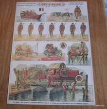 PLANCHE SOLDATS A DECOUPER