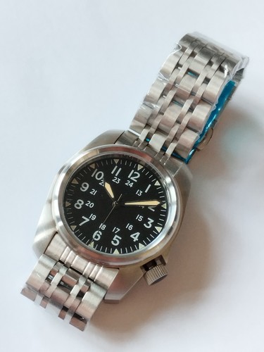 Montre acier type - , militaire