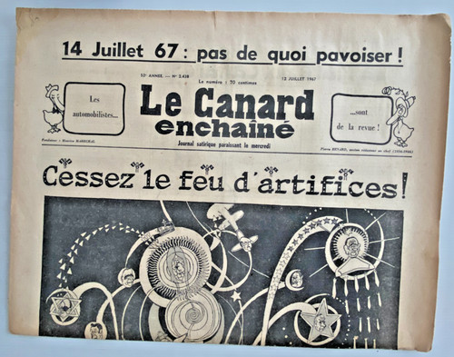 Canard enchaine 07 1967 - le,