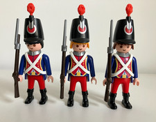 PLAYMOBIL -   Ensemble de 3 soldats français  19ième - Empire