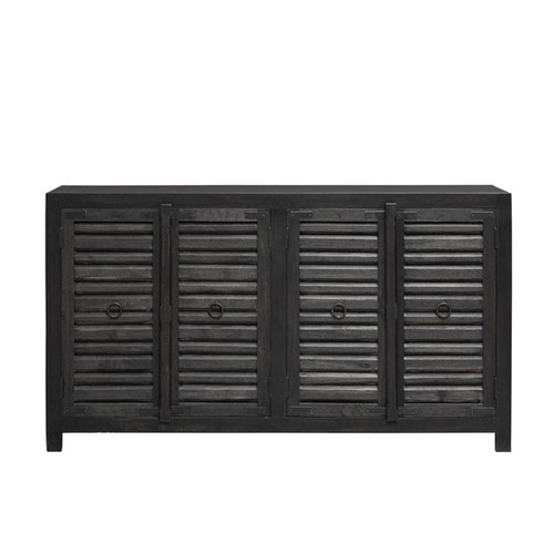 Buffet persiennes oriel bois - persiennes,