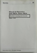 Manuel de réparation VOLKSWAGEN GOLF 1992 / Vento 1992 autodiagnostic Ecomatic