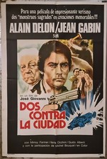 Dos contra la ciudad 1973 Affiche Originale Cinéma Argentine