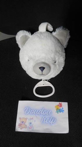 Doudou peluche musical tête - doudou,