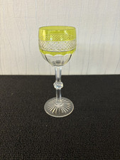 Verres roemer mousse modèle Trianon en cristal de Saint Louis